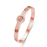 Waterproof Stainless Steel Charm Geometric Bangles Bracelets Statement Jewelry