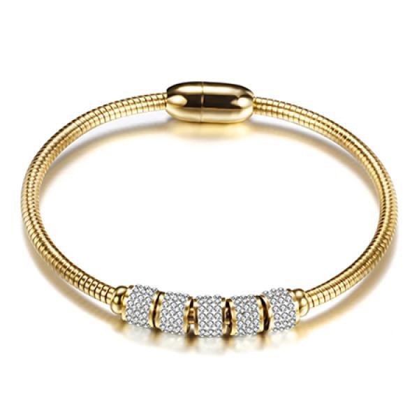Stainless Steel Magnetic Clasp Bracelet