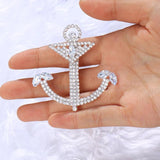Zircon Christmas Brooch Rhinestone Crystal Safety Pin Lapel Scarf Accessory