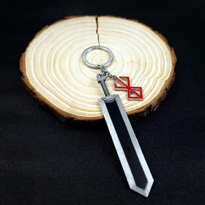 Berserk Anime Keychain Guts Sword Jewelry Set Key Chain Keyrings Keychains