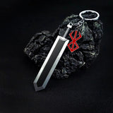 Berserk Anime Keychain Guts Sword Jewelry Set Key Chain Keyrings Keychains