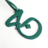 Arabic Letter Keychain Backpack Pendant Women Bag Charm