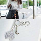 100 Keychain Hooks with Key Rings Jewelry Making