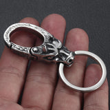 Animal Vintage Key Chain Stainless Steel for Jewelry Making Men