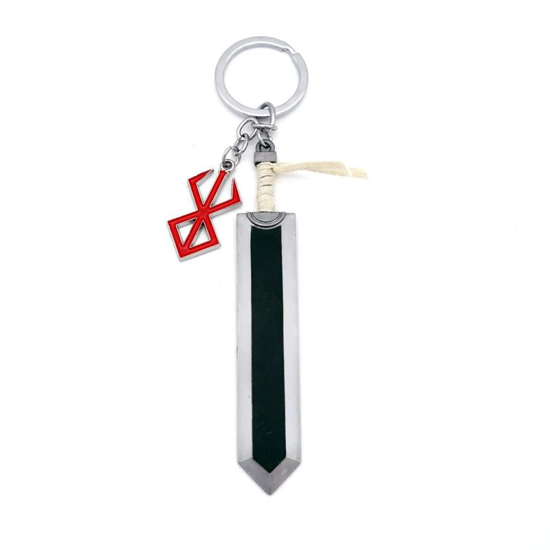 Berserk Guts Sword Keychain Anime Jewelry Key Chain Weapon Keychains
