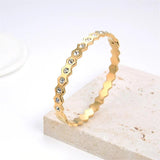 Classic Honeycomb Style Bangle Hexagon Shape Bracelet