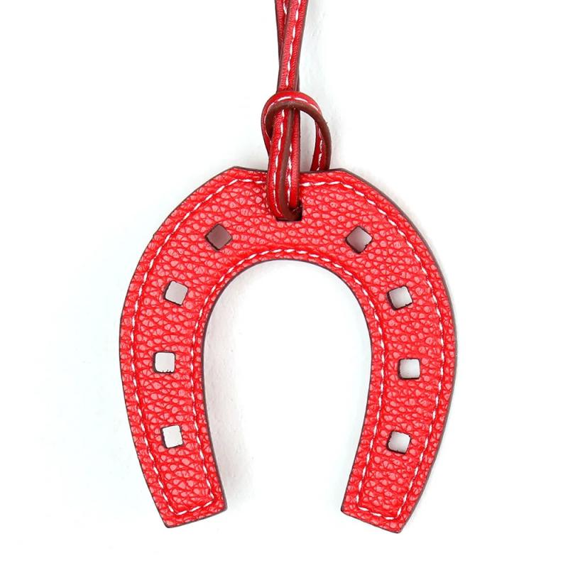 Faux Leather Horseshoe Shoe Boot Keychain Pendant for Women Ladies Bag Charm