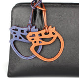 Faux Leather Horseshoe Shoe Boot Keychain Pendant for Women Ladies Bag Charm