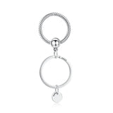 European Personalized Girls Keychain For Newborn Mom Dad Gift