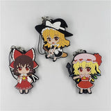 Touhou Project Japanese Figure Mobile Phone Charms Keychain Strap