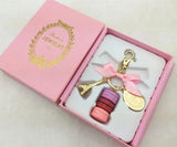 Eiffel Tower Pendant Keychain Bow Bag Charm Key Ring