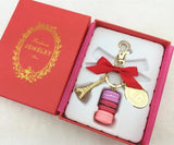 Eiffel Tower Pendant Keychain Bow Bag Charm Key Ring