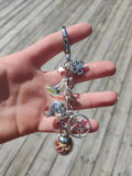 Witch Ball Protection Keychain Car Charm