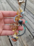 Witch Ball Protection Keychain Car Charm