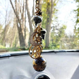 Witch Ball Protection Keychain Car Charm