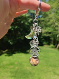 Witch Ball Protection Keychain Car Charm
