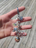 Witch Ball Protection Keychain Car Charm