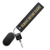 3PC Woven RBF Keychains Jewelry for Aviation Key Tag Airplane Keyrings