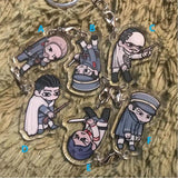 Golden Kamuy Sugimoto Saichi Tsurumi Tokushirou Acrylic Keychain