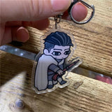 Golden Kamuy Sugimoto Saichi Tsurumi Tokushirou Acrylic Keychain