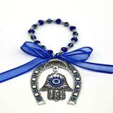 Evil Eye Horseshoe Key Chain Pendant
