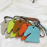 Leather Horse Head Bag Pendant Keychain Car Hanging Charms