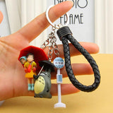 Totoro Keychain PVC Doll Holder for Bag Miyazaki Fans