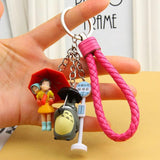 Totoro Keychain PVC Doll Holder for Bag Miyazaki Fans