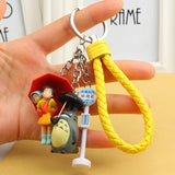 Totoro Keychain PVC Doll Holder for Bag Miyazaki Fans