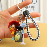 Totoro Keychain PVC Doll Holder for Bag Miyazaki Fans