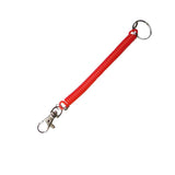12 Pcs Colourful Stretchy Retractable Key Holder Keyring