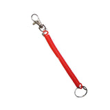 12 Pcs Colourful Stretchy Retractable Key Holder Keyring