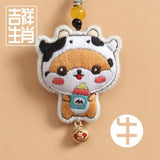 Cartoon Animal Diy Keychain Cross Stitch Zodi...