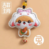Cartoon Animal Diy Keychain Cross Stitch Zodi...