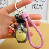 My Neighbor Totoro Keychain PVC Doll Keyrings Charms Bag Accessories