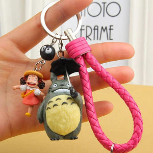 My Neighbor Totoro Keychain PVC Doll Keyrings Charms Bag Accessories