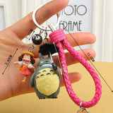 My Neighbor Totoro Keychain PVC Doll Keyrings Charms Bag Accessories