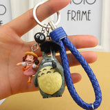 My Neighbor Totoro Keychain PVC Doll Keyrings Charms Bag Accessories