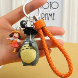 My Neighbor Totoro Keychain PVC Doll Keyrings Charms Bag Accessories