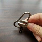 Titanium Alloy Key Chain Ring Buckle Lightweight Keychain