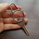 Titanium Alloy Key Chain Ring Buckle Lightweight Keychain