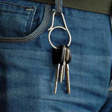 Titanium Alloy Key Chain Ring Buckle Lightweight Keychain