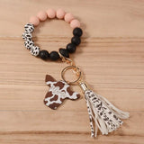 California Bison Head Wooden MAMA Wristlet