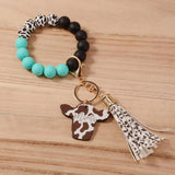 California Bison Head Wooden MAMA Wristlet