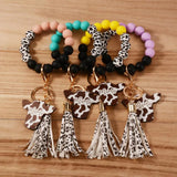 California Bison Head Wooden MAMA Wristlet