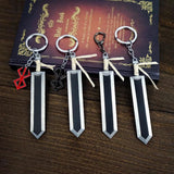 Berserk Guts Sword Keychain Anime Keyrings Keychains