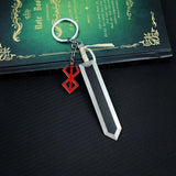 Berserk Guts Sword Keychain Anime Keyrings Keychains