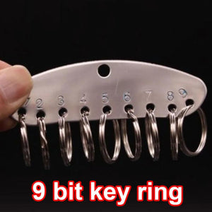 Key Chain Chain Room Number Key Rings Parts Metal ID Label Name Tags