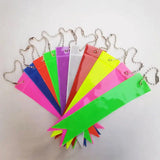 10Pcs Colorful Reflective Keychains Bag Pendant