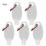 5Pcs 30ml 60ml Reusable Mini Spray Bottle Hand Sanitizer Travel Holder Keychain